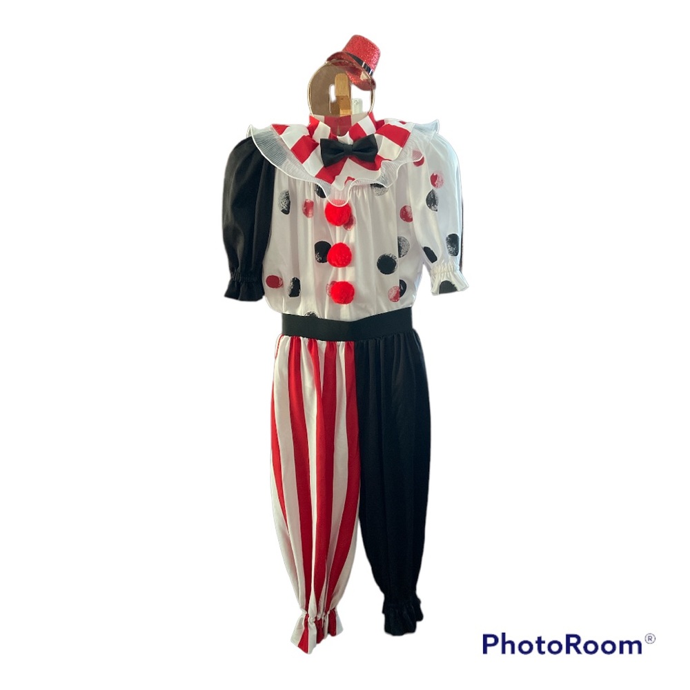 🎃🎃🎃 Handmade Clown / Harley Quinn Costume 🎃🎃🎃